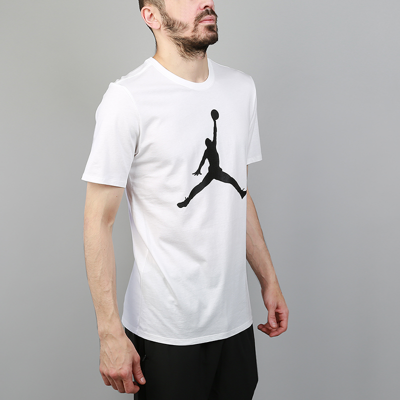 мужская белая футболка Jordan Sportswear Iconic Jumpman 908017-103 - цена, описание, фото 3